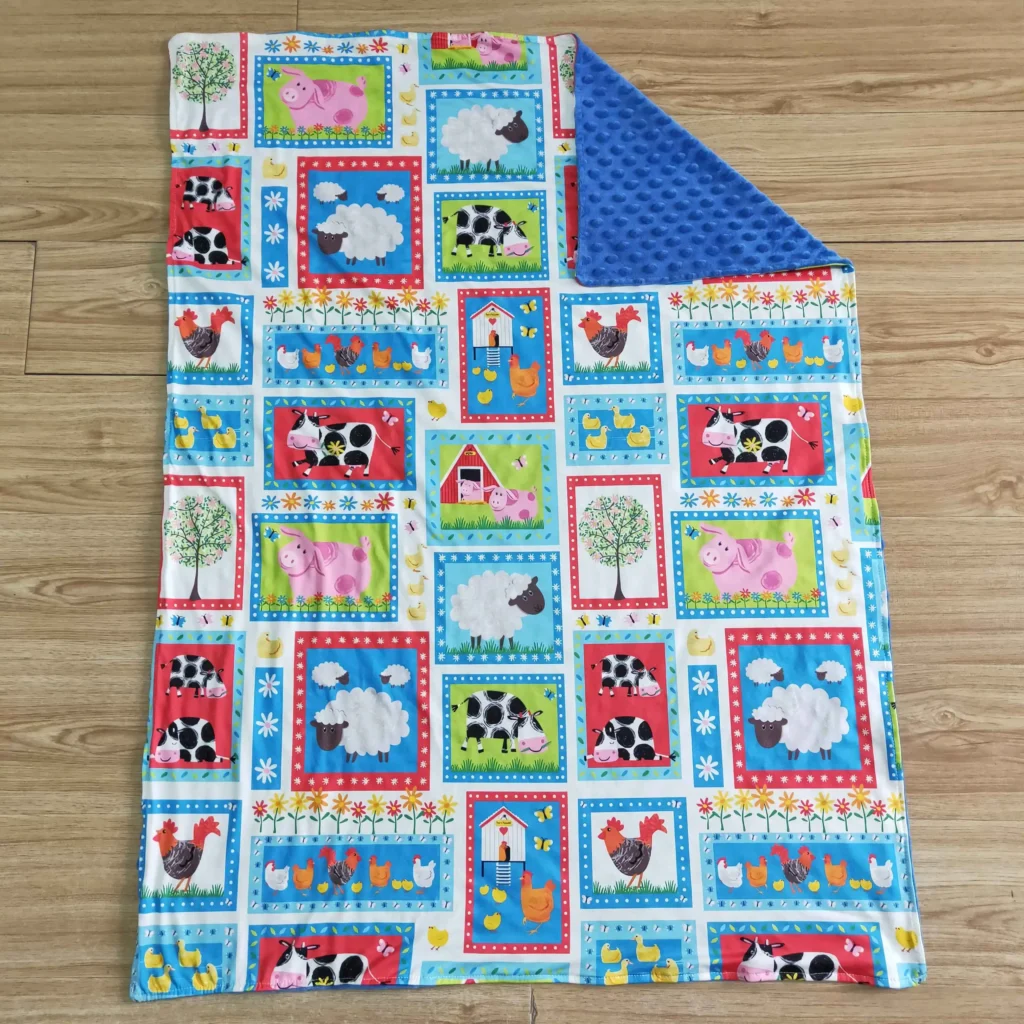 couverture bebe au tricot