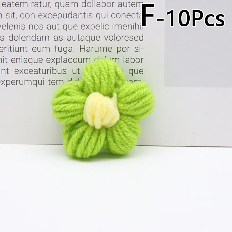 fleur tricotée artisanale