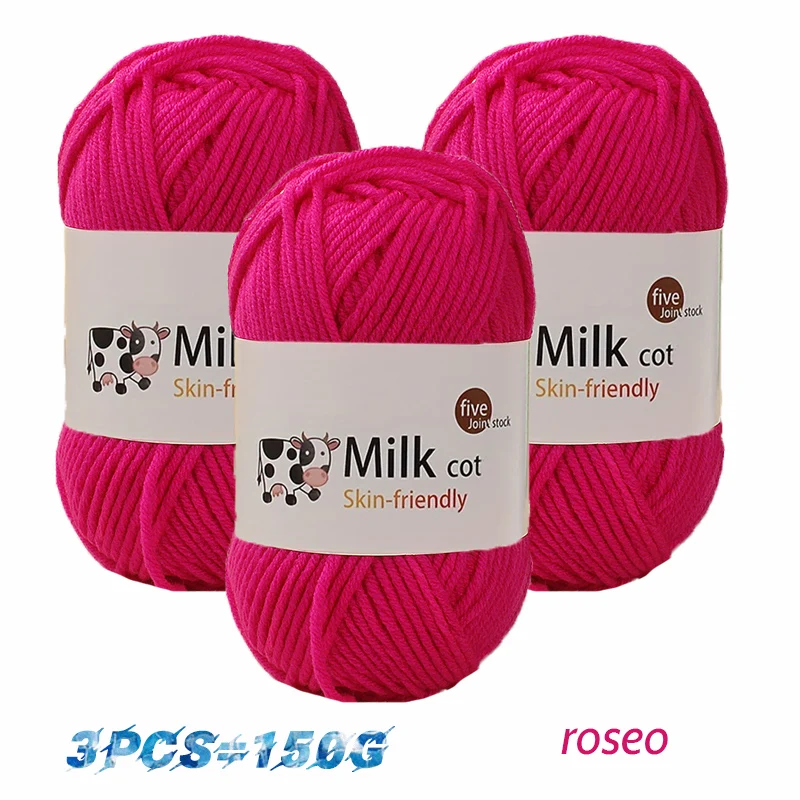 fil rose peigné
